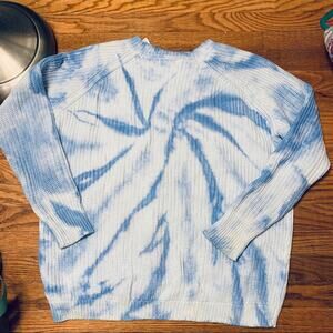 NWT LIMITED EDITION COTTON RIBBED TIE DYE SWEATER